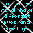 Cyan text on black background with white chain-link pattern repeating across the image.
