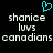 Pixelated cyan heart symbol above three lines of white text on black background, with identical text repeated side-by-side.