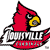 Pixelated red bird with yellow beak and black eye, perched on a keyboard with visible keys and a red base, against white background.