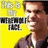 A pixelated static image shows a person in profile against a bright yellow background with partially obscured text.