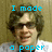 A person with curly brown hair and glasses appears in four , each displaying different blue pixelated text over the image