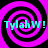 Four identical display a black and purple spiral pattern with cyan text reading "Tylah W!" overlaid on each