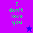 Pixelated text "I don't love you" in green on purple and blue backgrounds with a blue star and pink star in different positions.