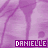 Purple-toned pixelated background with repeated stylized figures and the name 'DANIELLE' in purple text across multiple