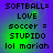 Pixelated text on a gradient background with green and purple hues, showing four identical of text