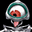 Animated pixel art of a cartoon monster with large eyes and tongue, displayed across multiple with text overlays