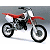 Pixelated motorcycle icon with red seat and white body on gray background, adjacent to green text reading 'Original Icons .com' in bright green pixel font.