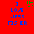 Red background with blue pixelated text reading "I LOVE JESS FISHER" and a green heart symbol above the word I.