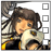 A 48x48 pixel animated buddy icon featuring a character with brown hair and yellow accents, alongside text reading "Anime IM" and "COM" on a black background.