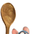Animated sequence of a blue cartoon rat with pink ears and nose holding a wooden spoon, showing two distinct poses against a white background.