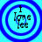 Four circular blue-ringed icons on a cyan background display the text "I Love Lee" with varying ring thicknesses.