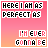 A 48x48 pixel animated buddy icon featuring a pink-to-orange gradient background with pixelated text that changes color between frames.