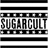 Black-and-white contact sheet of five animated frames showing band members and a logo with 'SUGARCULT' text, arranged in 3x2 grid with one gray placeholder frame.