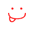 Red pixelated smiley faces with varying mouth shapes on white background, including tongue-out, neutral, and frowning expressions.