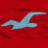 A red background displays a light blue bird silhouette on the left and bold blue 'HCO' text on the right.