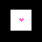 A 3x3 contact sheet of eight animated frames showing a pink pixelated heart icon on white backgrounds with varying positions and slight size changes across frames.