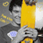 A pixelated image shows a person holding a yellow object with hands, with pink text reading 'love' and 'zac efron!' on a black background.