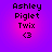 Pixelated text and symbol on a purple-to-pink gradient background with four identical