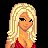 Pixel art contact sheet showing three frames of a female character in red bikini with blonde hair, accompanied by red text reading "shall i keep goin?" on black background.