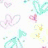 Animated heart-themed pattern with multiple hand-drawn hearts in various colors and styles on a white background.