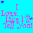 A static image with a bright cyan background featuring repeated pink text "I Love. Like I'll Tell You!" and scattered purple stars.