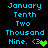 Two identical vertical text blocks on black background with blue text and green heart symbol, showing animation change in heart color.