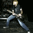 A person in a black sleeveless shirt and blue jeans plays an electric guitar against a dark background with three distinct poses.