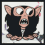 Animated cartoon character with large eyes and black hair shifts through multiple poses against a white background.
