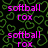 Pixelated text and green heart shapes on a black background with a gray rectangle in the bottom right.