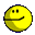 Yellow circular pixelated face with black eyes and mouth, displayed in a of nine variations showing different eye shapes and mouth positions