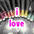 A pixelated image with four distinct sections: top-left text 'i love', top-right text 'steven', bottom-left a green '<3' symbol over an anime-style character, and bottom-right empty gray space.