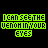 Green pixelated text on black background with animated white streaks moving across the text, repeating 'I CAN SEE THE VENOM IN YOUR EYES' in multiple