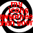 Four identical spiral patterns with black and white concentric circles overlaid with red text reading 'my icons' and 'awwompeewswomee than you' in a pixelated style.