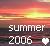 Pixelated static image with horizontal color bands and text reading 'SUMMER 2006' alongside a small heart symbol.