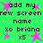 Green background with repeated black text and pink star shapes in a