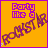 orange squares with purple borders, each containing 'Party Like a' text and 'FOOKSTAR' text in purple and green, with green color changes in the 'a' and 'FOOKSTAR' text across frames