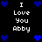 Pixelated text and blue heart icons arranged in a on black background with repeated phrases