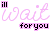 Animated contact sheet of a pink text-based buddy icon with repeated phrases and small green heart accents, displayed in a 5x5 grid layout on a gray background.