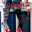 Pixelated image of a person in dark clothing with red shoes, standing in front of a door with red text reading 'DReam.' above them.