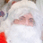 Santa Claus figure with white beard and red clothing, static image with red text overlay reading 'santa baby' and a heart symbol.
