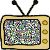 Three pixelated retro television sets with yellow frames and black antennas display static noise on gray background.