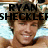 A pixelated image of a person with curly brown hair smiling, overlaid with large black text reading "RYAN IS SEXY" against a light blue background.