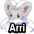 Pixelated cartoon characters with text labels arranged in a , featuring Pokémon and human names