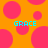 Orange background with pink circles and two instances of the word GRACE in cyan pixelated text.