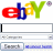 Animated contact sheet showing sequential frames of an eBay-themed AIM buddy icon with text input progression from 'A' to 'ALIFE'.