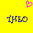 Yellow background with a pink pixelated heart above two blue text instances reading 'IHO' in stylized font.