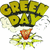Pixelated yellow text "COLEMAN" above a red triangular shape with white and green radiating lines on a transparent background.
