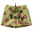 Pixelated icon with light green background, pink heart shapes scattered across it, and black text reading "i love emily" in a blocky font.