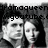 Pixelated grayscale image of two human faces with overlaid text reading 'franqueen' and '.youtube.' above them.