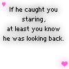 Pixelated text on a white background with two pink heart icons, one top-left and one bottom-right.
